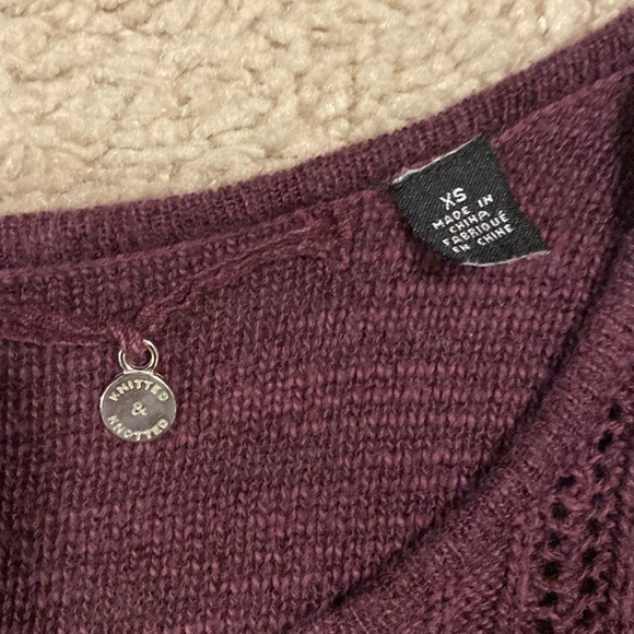 Purple Anthropologie Sweater - Picture 3 of 3